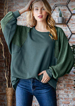 Load image into Gallery viewer, Solid Lace Long Sleeve Top
